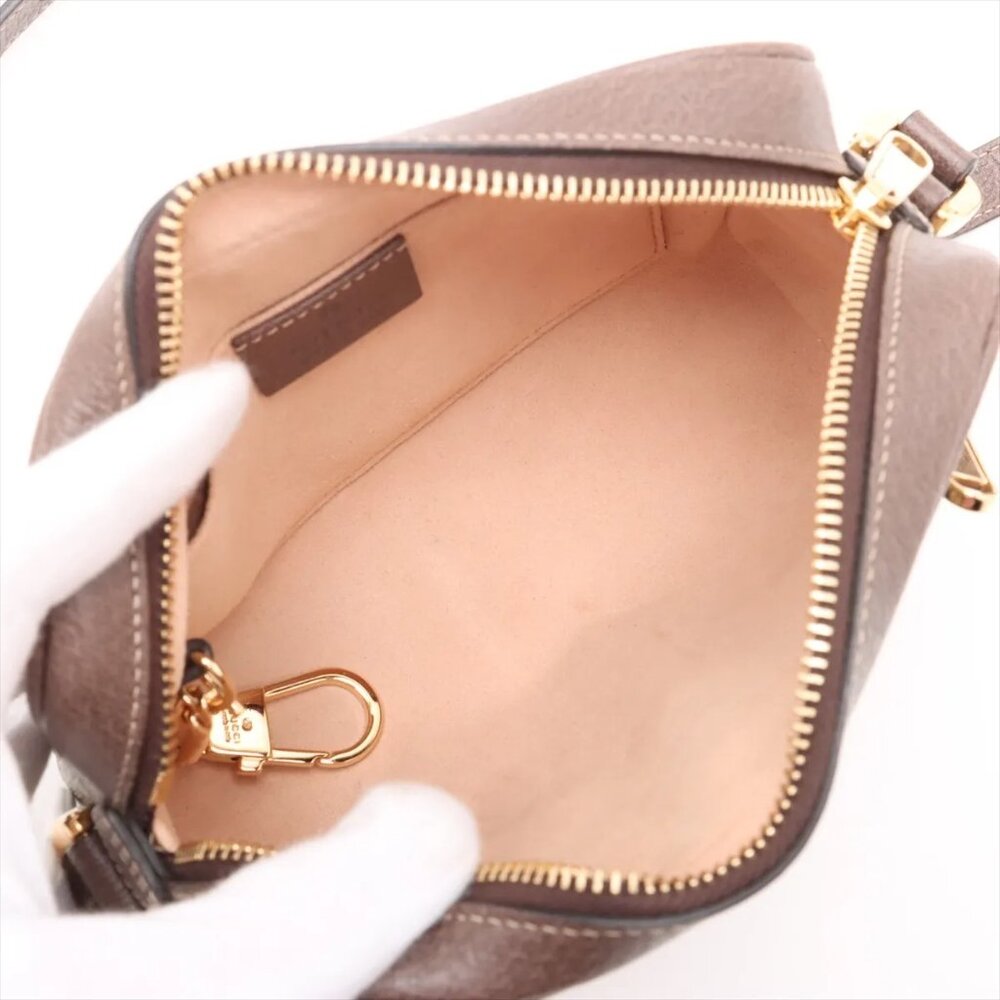 ๐ Gucci GG Supreme Ophidia Shoulder Bag Beige 517350 - Picture 6 of 10